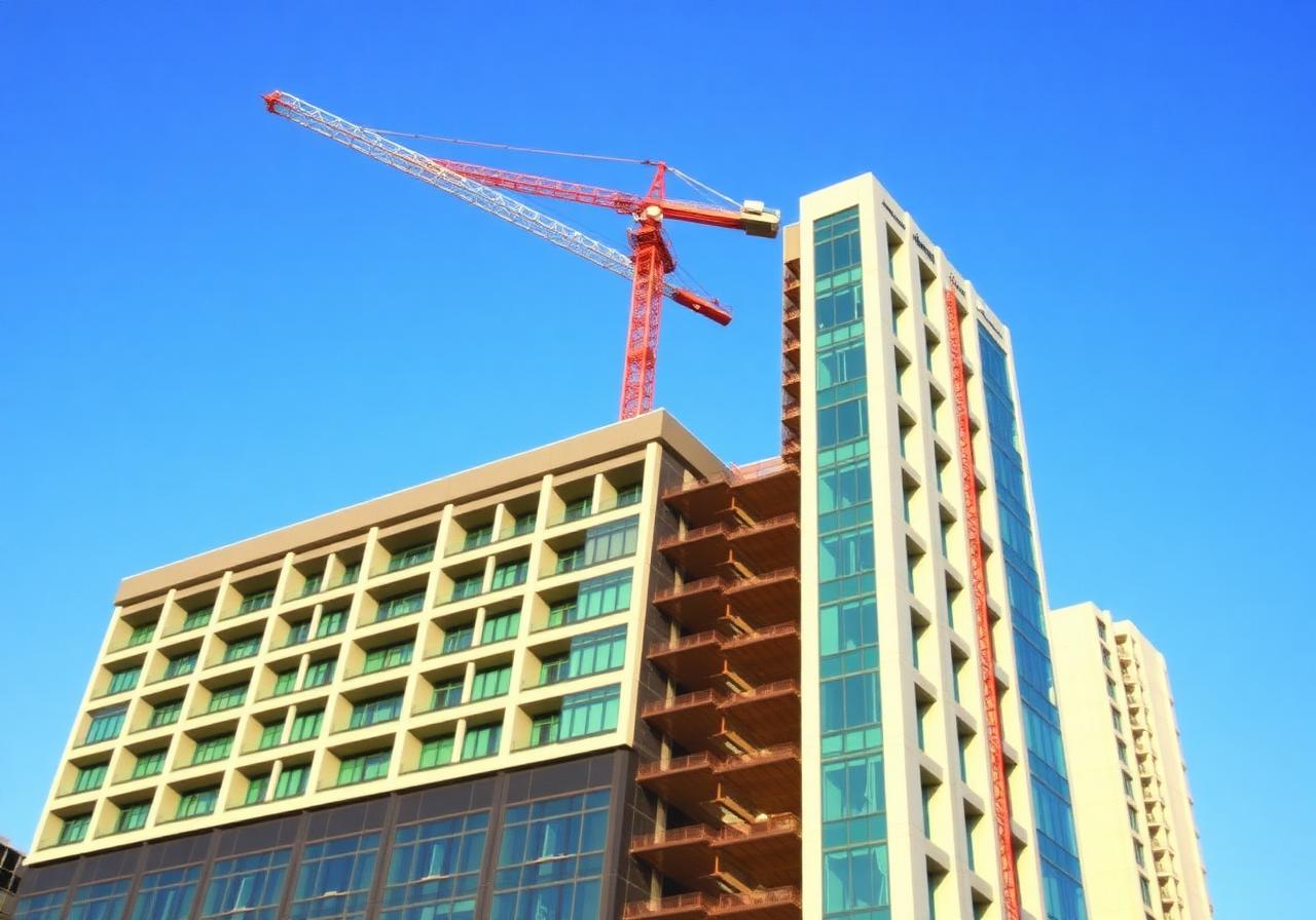 High-rise construction in tropical climates